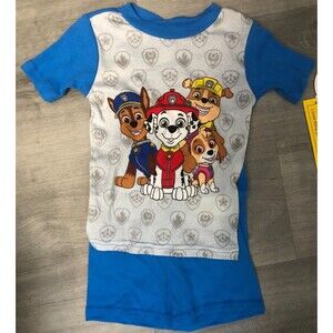 Boys Paw Patrol Short PJ Set Size 4T NWT B5